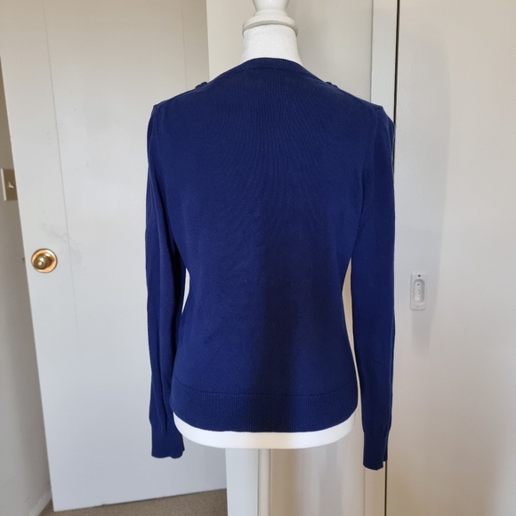 Banana Republic Cardigan Sweater | Blue | Size S| Cotton 100% | - Picture 2 of 6